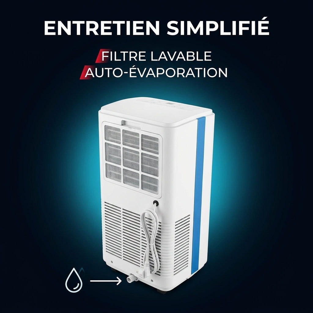 Zuki 500 — Climatiseur portable 9000 BTU vue 15