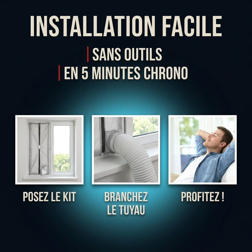 Zuki 500 — Climatiseur portable 9000 BTU vue 5