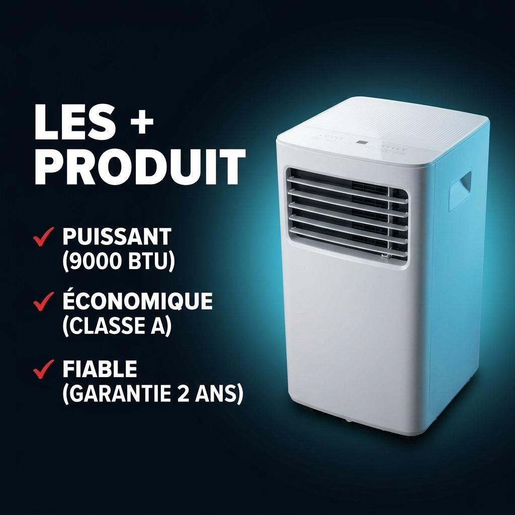 Zuki 500 — Climatiseur portable 9000 BTU vue 11
