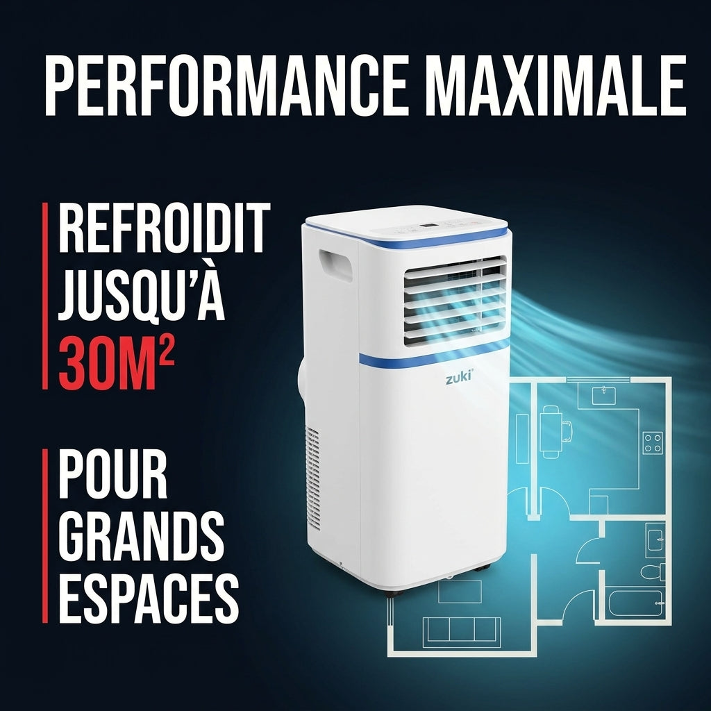 Zuki 500 — Climatiseur portable 9000 BTU vue 7