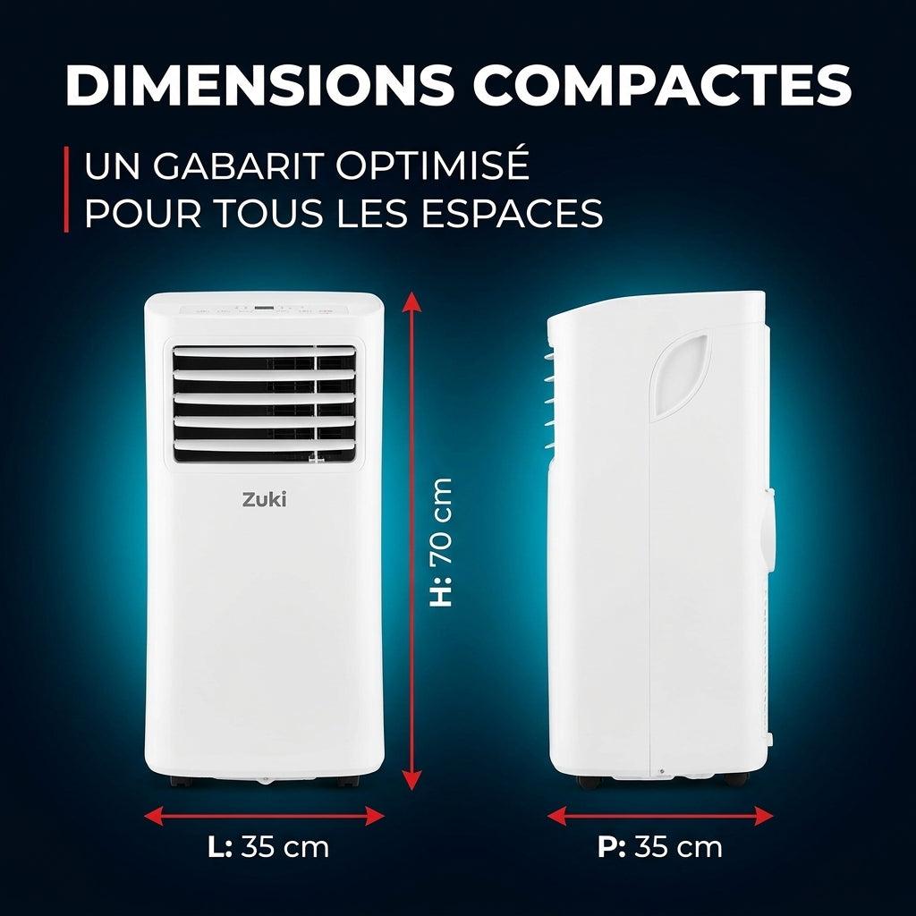 Zuki 500 — Climatiseur portable 9000 BTU vue 18